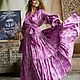Шелковое платье с запахом "Версаль Pink Rose", Платья, Москва,  Фото №1