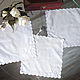 Handkerchief with embroidery, white surface 1. Shawls1. flax&lace. Online shopping on My Livemaster.  Фото №2