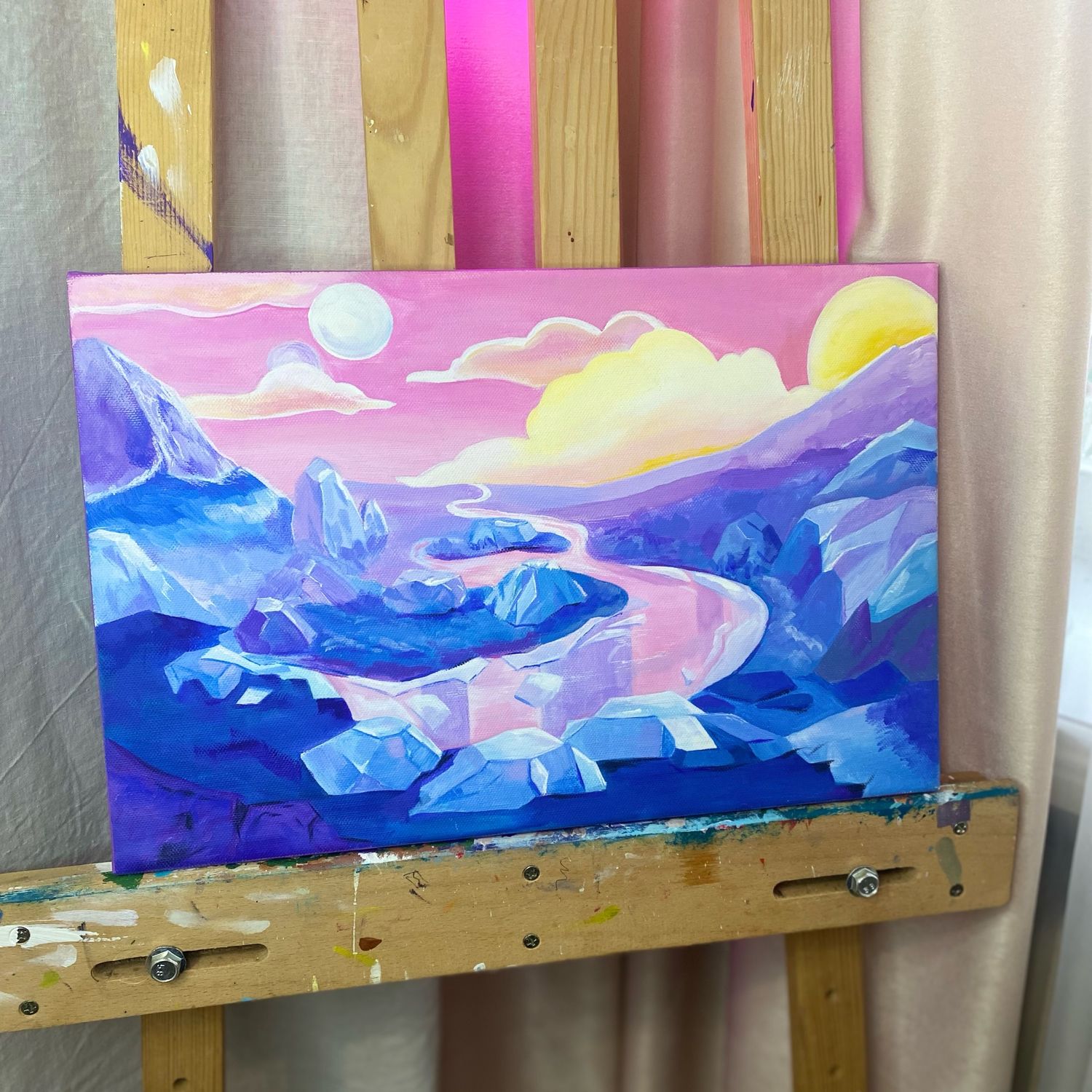 Пейзаж акрил в интернет-магазине на Ярмарке Мастеров | Картины ...