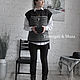 Wool Knitted Sleeveless Sweater Oversize Vest Gray Sleeveless Jumper. Vests. KingdomKnitting (kingdomofknitting). Online shopping on My Livemaster.  Фото №2