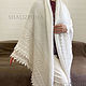 Down shawl, shawl, plaid, 180-200 cm goat down cotton, 219, Shawls, Orenburg,  Фото №1