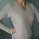 Пуловер " Ромбы" меринос / кашемир/шелк. Пуловеры. Вера / Kirshvery_knit (kirshvery) (kirshvery). Интернет-магазин Ярмарка Мастеров.  Фото №2