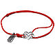 Bracelet Your love is eternal, 925 silver, Bracelet thread, Moscow,  Фото №1