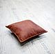 Cushion leather 33/33. Pillow. Meten&Co. Online shopping on My Livemaster.  Фото №2