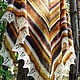 Knitted merino wool shawl, openwork knitting shawl. Shawls. Lace Shawl by Olga. My Livemaster. Фото №4