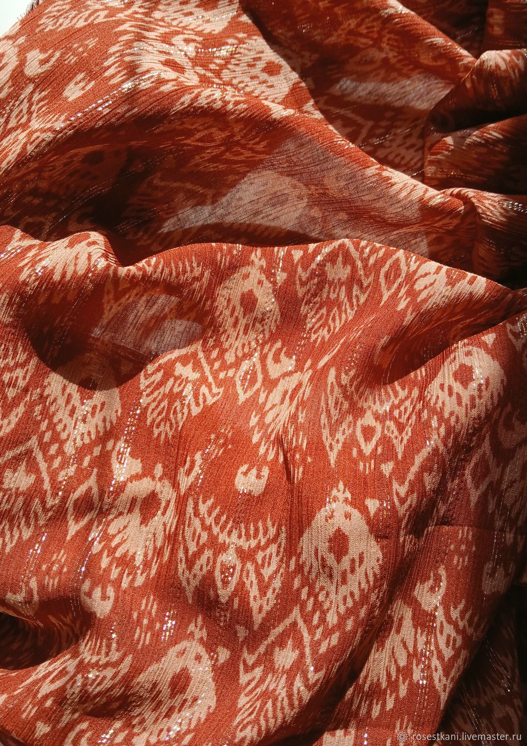 Итальянский вискозный шифон крэш купить в интернет-магазине Ярмарка ...