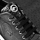 Sneakers made of genuine crocodile leather and calfskin, in black!. Training shoes. SHOES&BAGS. My Livemaster. Фото №6