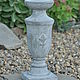 The candlestick is a concrete stand for a drinking bowl for a large candle. Candlesticks. Decor concrete Azov Garden. My Livemaster. Фото №4