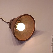 Для дома и интерьера handmade. Livemaster - original item Hanging ceramic lamp Bell. Handmade.