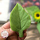Silicone soap mold 'Sunflower leaf', Form, Zheleznodorozhny,  Фото №1