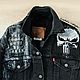 Customization Biker jacket with Punisher print Motorcycle jacket Punisher. Mens outerwear. nataliadenimart. My Livemaster. Фото №5
