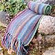 Многоцветный полосатый шарф с кистями, Шарфы, Красное Село,  Фото №1