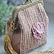 Miniature handbag 'Rose Petal'. Crossbody bag. taniakontis. Online shopping on My Livemaster.  Фото №2