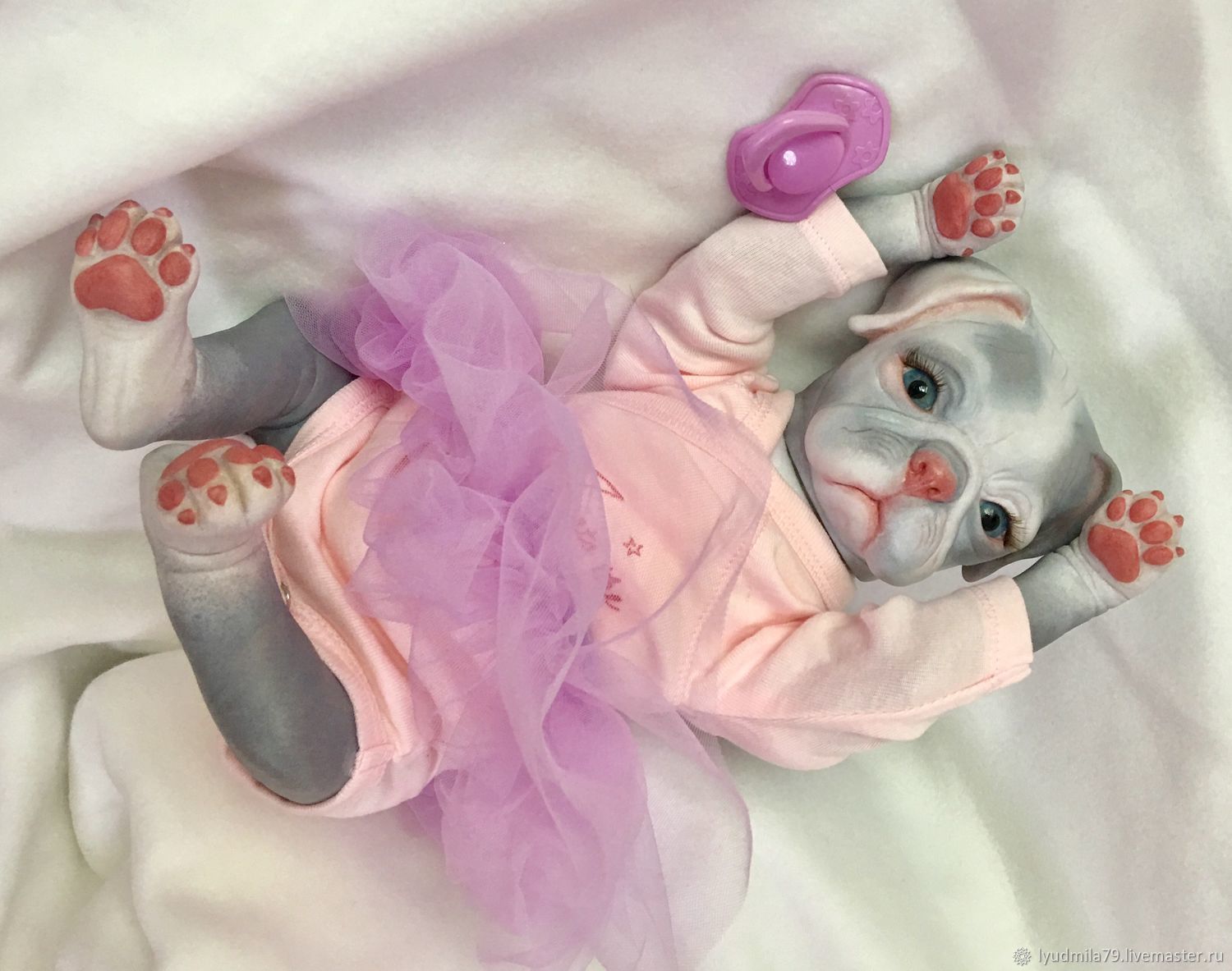 pug reborn doll