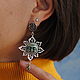  с аметистом и цитрином. Серьги классические. Gvozdica jewelry (Ольга). Ярмарка Мастеров.  Фото №5