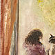The painting 'Morning conversation'. Pictures. Andrej Smolenskij. Kartiny (andreysmolensky). Ярмарка Мастеров.  Фото №6