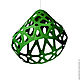 Zaha LIGHT chandelier dark green, Chandeliers, St. Petersburg,  Фото №1