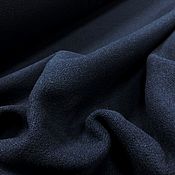 Материалы для творчества handmade. Livemaster - original item Fabric: COAT CASHMERE 100% - DARK BLUE COLOR - ITALY. Handmade.