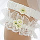 Garter for the bride's wedding "Breath of summer". Negligee & Lingerie. Wedding Dreams. Online shopping on My Livemaster.  Фото №2