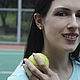 Tennis ball, sterling silver earrings with enamel. Stud earrings. Trinkki. My Livemaster. Фото №4