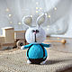 Bunny knitted Mick, Stuffed Toys, Lipetsk,  Фото №1