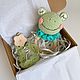 Rattle frog on a wooden ring in the assortment. Rattles. AkimikyToys. My Livemaster. Фото №6