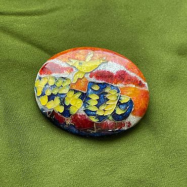 Винтаж ручной работы. Ярмарка Мастеров - ручная работа Винтаж: Брошь . KoBh02C3. Handmade.