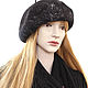 Master class on felting a French double-sided beret. Video. silk wool. Online shopping on My Livemaster.  Фото №2