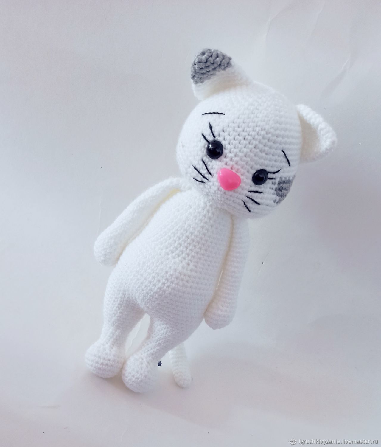 Knitted toys-cat, Stuffed Toys, Tambov,  Фото №1