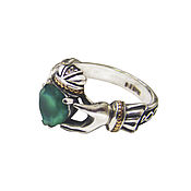 Украшения handmade. Livemaster - original item Ring: Claddagh with agate. Handmade.
