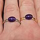Amethyst purple Cabochon oval 6h8 mm. Cabochons. yakitoriya. Online shopping on My Livemaster.  Фото №2
