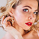 Earrings 'Golden flowers'. Earrings. Анна Ефимова (Anna_Tiara) (stylishdetails). Online shopping on My Livemaster.  Фото №2