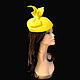 Желтая орхидея. Шляпы. NovozhilovaHats. Интернет-магазин Ярмарка Мастеров.  Фото №2
