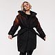 Winter down jacket with belt ' Coffee craters'. Down jackets. Evgeniya Petrik. Online shopping on My Livemaster.  Фото №2