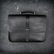 Сумки и аксессуары handmade. Livemaster - original item Leather briefcase in business fashion style.Yukio. Handmade.