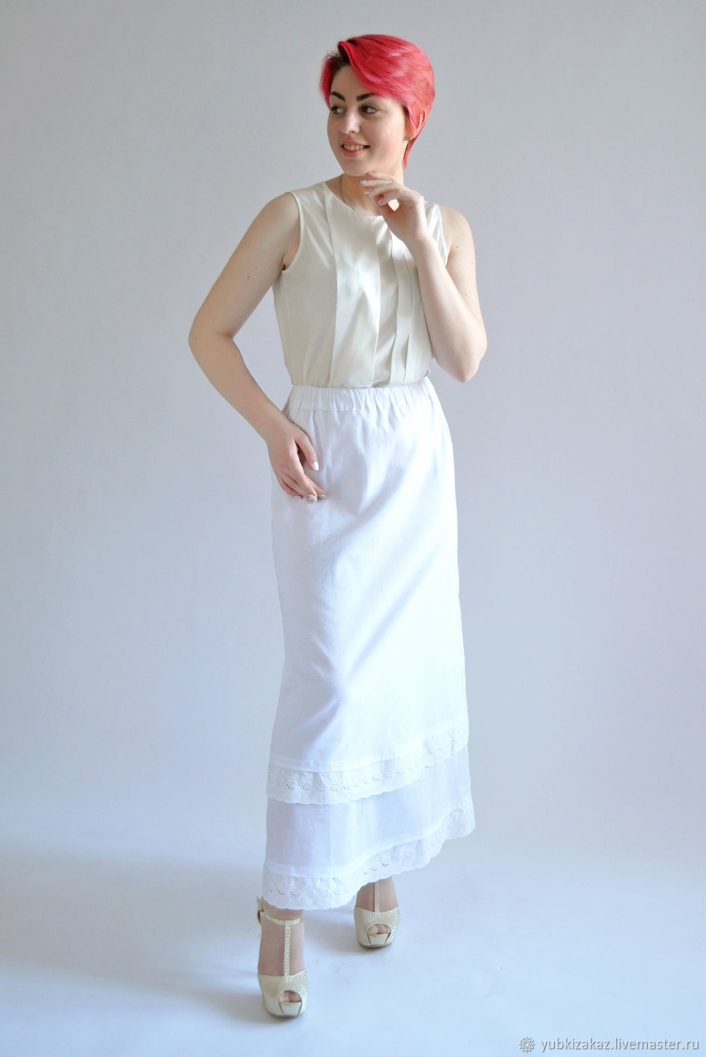 Белая юбка