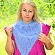Bacchus: Down scarf-bactus-knitted shirt front for women. Bactus. Down shop (TeploPuha34). My Livemaster. Фото №5
