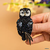 Украшения handmade. Livemaster - original item Brooch Owl 