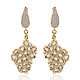 Gold earrings with 2,7 ct diamonds and 1ct diamonds. Earrings. yakitoriya. Online shopping on My Livemaster.  Фото №2