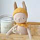 Crocheted rattle-Autumn Bunny. Rattles. LillyShop. My Livemaster. Фото №4