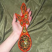 Русский стиль handmade. Livemaster - original item Miracle spoon Butterfly painting on wood. Handmade.
