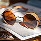 Деревянные очки Milton солнцезащитные с поляризацией, Очки, Санкт-Петербург,  Фото №1