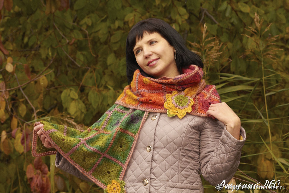 осенние палантины. валяный шарф. осенний блюз палантин посадский. широкий палантин. осенние палантины.
