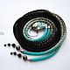 Order Thin belt rope made of beads with mother of pearl seashell black. gershman. Livemaster. . Belt Фото №3