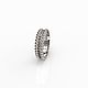 Anillo, piedras en circular, plata 925 (Ob61). Engagement rings. anna-epifanova. My Livemaster. Фото №5