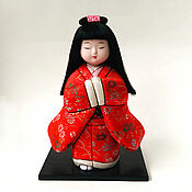 Манэки нэко - коллекционная интерьерная кукла кимекоми kimekomi doll