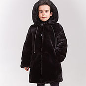 Одежда детская handmade. Livemaster - original item A Mouton coat for a boy. Handmade.