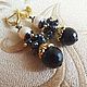Earrings 'Baroque' (onyx, pearls, hematite). Earrings. Pani Kratova (panikratova). Online shopping on My Livemaster.  Фото №2