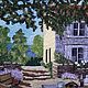 Картина вышитая Солнечный пейзаж. Картины. Elena.artquilt. Интернет-магазин Ярмарка Мастеров.  Фото №2