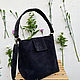 Базовая текстильная сумка AMBER black, Классическая сумка, Москва,  Фото №1